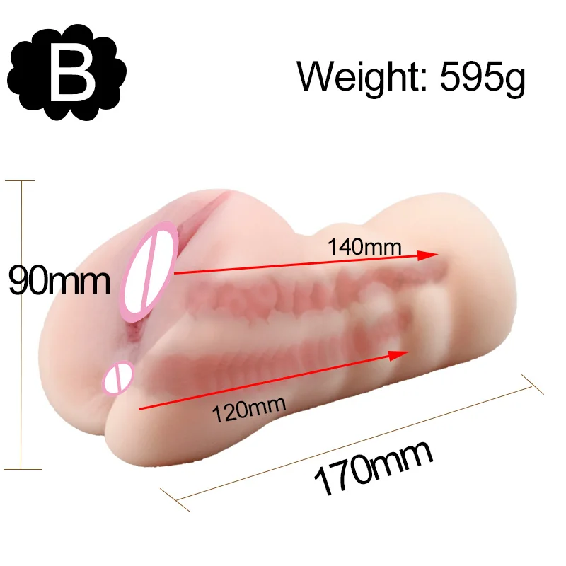 Искусственная вагина для мужчин силиконовая резиновая карманная Вагина