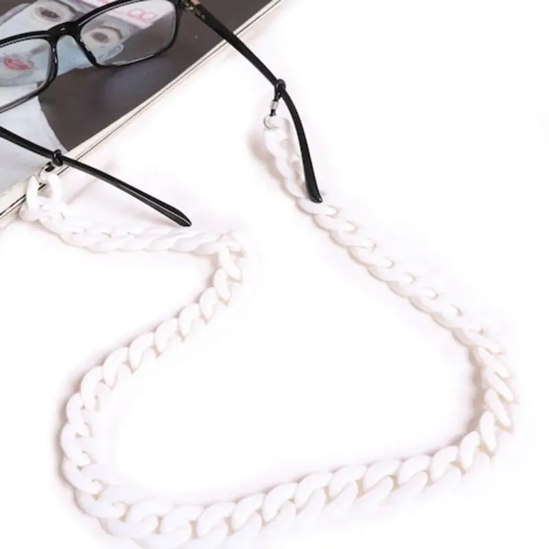 

Акриловые очки с цепочкой анти-скольжения шнур для очков держатель шейный ремешок очки для чтения веревка унисекс 2XPC