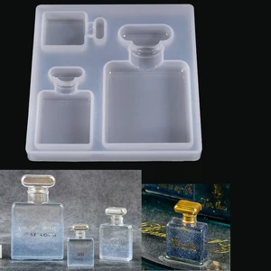 Силиконовый флакон для духов, для изготовления ювелирных изделий, смола, ювелирный инструмент, УФ-отверждаемая эпоксидная смола, декоративные формы