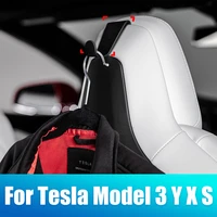 car headrest hook car rear seat headrest hanger storage hook for for tesla model 3 y s x 2017 2021 2022 2023 model3 accessories