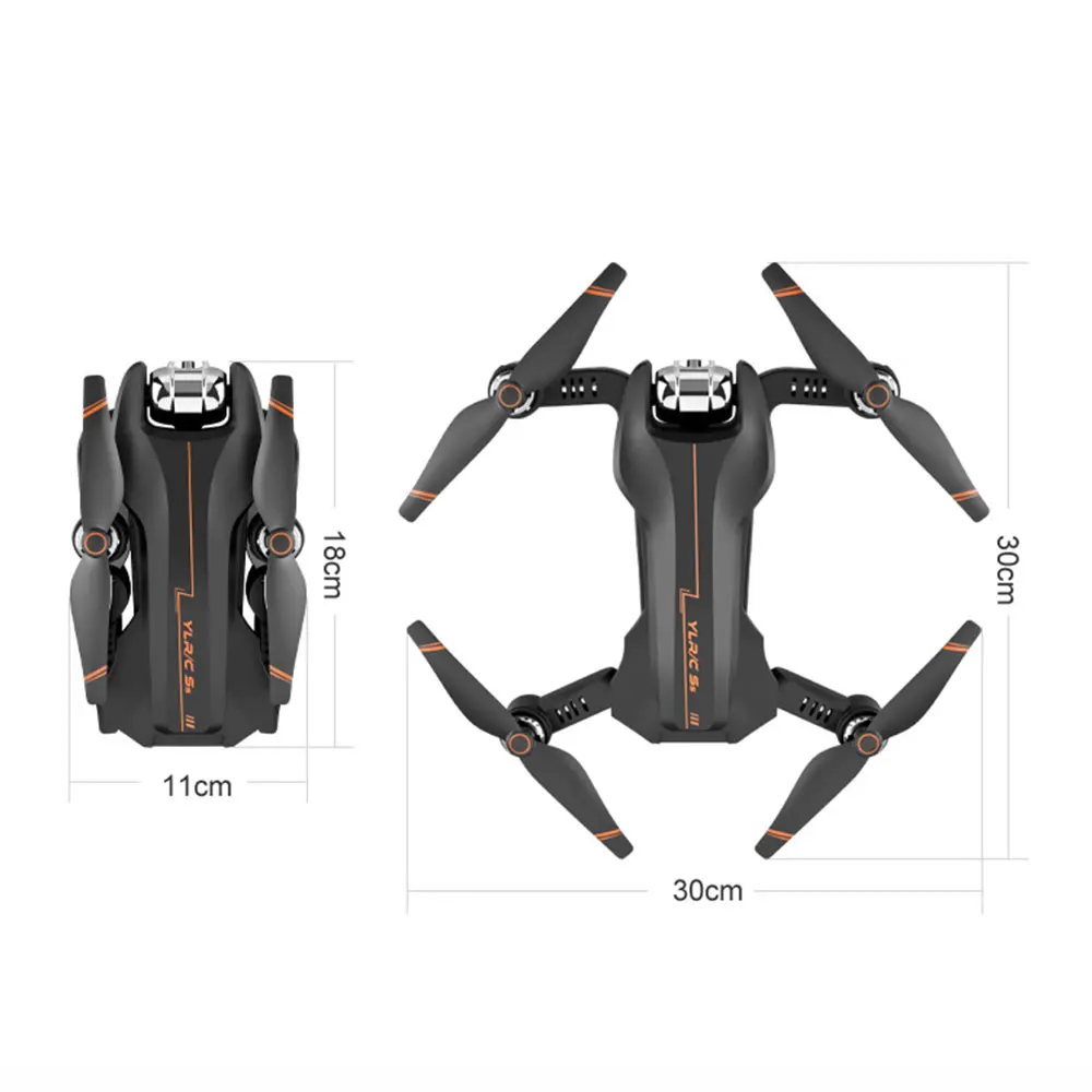 S5 RC Drone 4K Full HD камера wifi FPV один ключ возврат Квадрокоптер Профессиональный