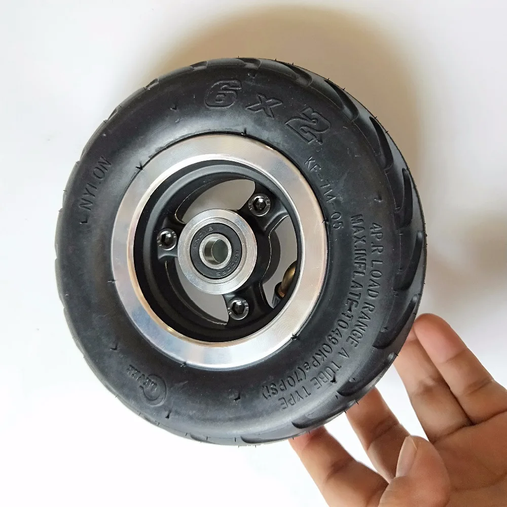 10 комплектов 6 дюймов 6X2 колеса комплект шин внутренняя трубка Электрический