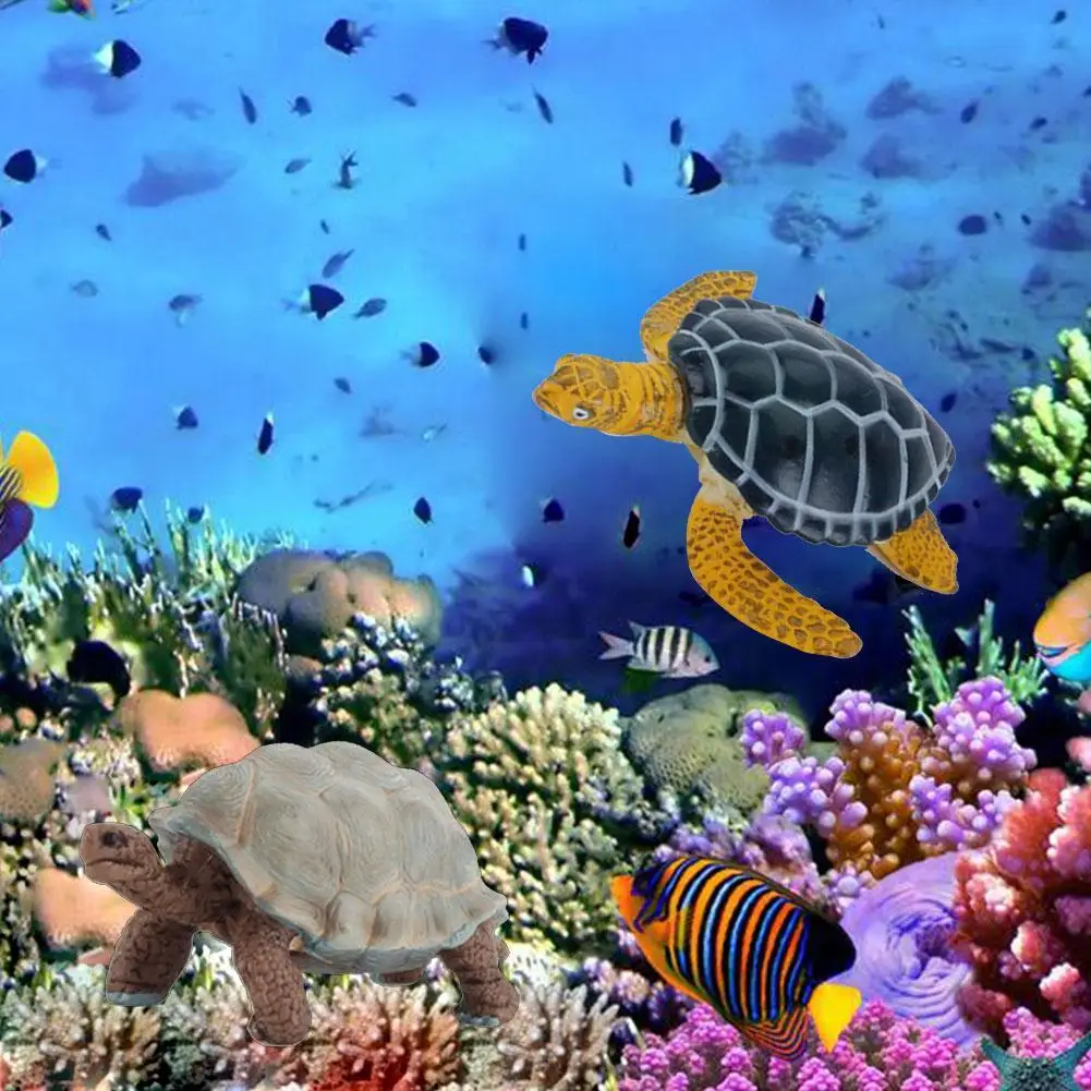 

Simulation Animals Growth Cycle Tortoise Life Cycle eaching Toy Figures Kids Educational Models Material Plastic Figurine A X2G0