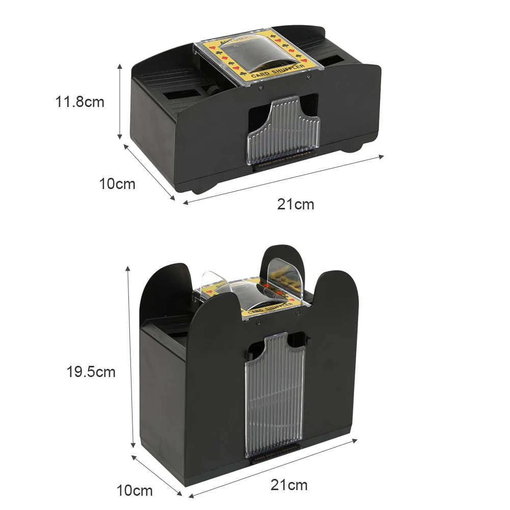

2/6 Deck Automatic Card Shuffler Machine Poker Playing Cards Automatic Deck Card Game Shuffler Hot Deal