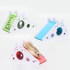 Сборные строительные блоки для домашних животных, обучающие игрушки для домашних животных, игрушки для хомяка, игрушки для попугаев, горка из ПВХ, дышащее хомяковое гнездо