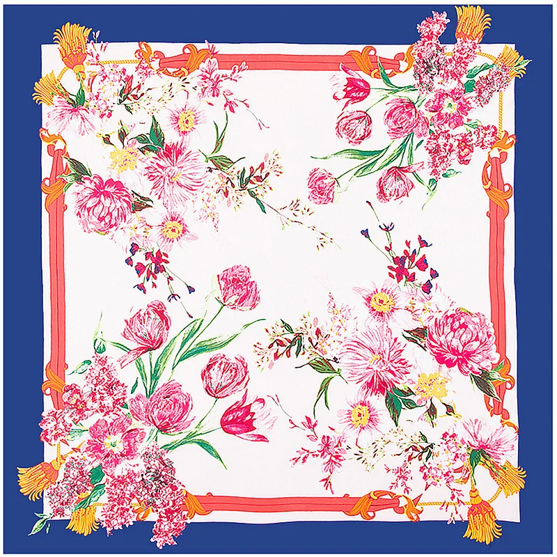 2020 оптовая продажа Новые Роскошные Брендовые женские Цветочный принт зимние