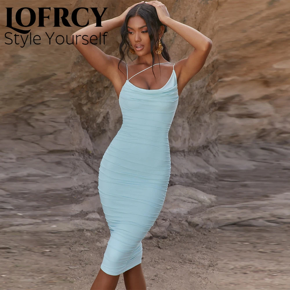 

Сетчатое розовое мини-платье Lofrcy на бретельках, соблазнительное облегающее платье с подкладкой для женщин, летние вечерние платья 2021