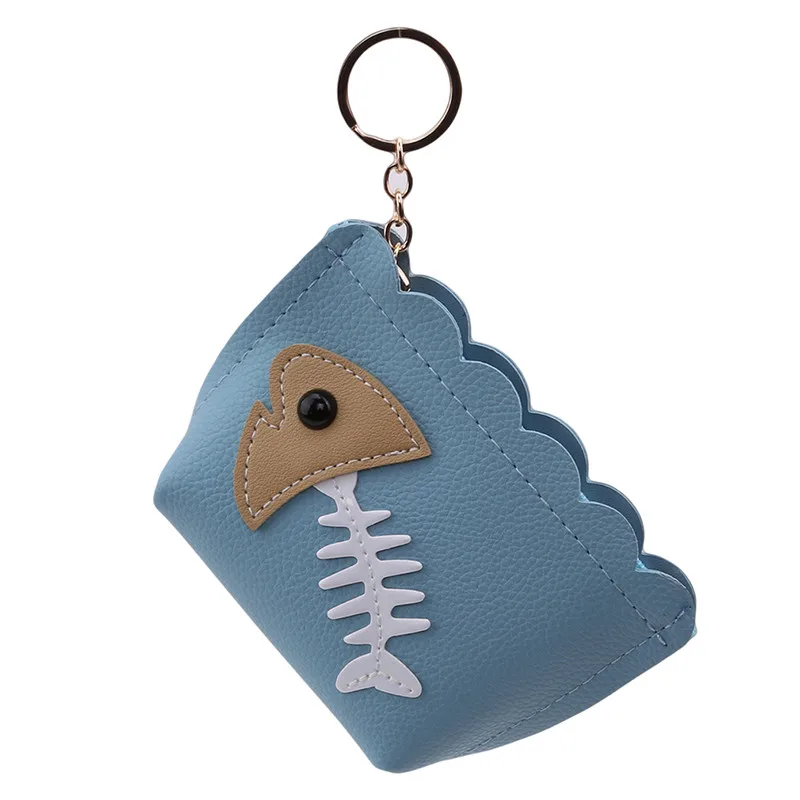 Кожаные кошельки с вышивкой из мультфильма маленькие свежие повседневные Pu