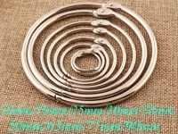 metal silver hinges sleepers hoops loose leaf book binder hinge snap o ring locking keychain buckles supplies 2 6 pcs