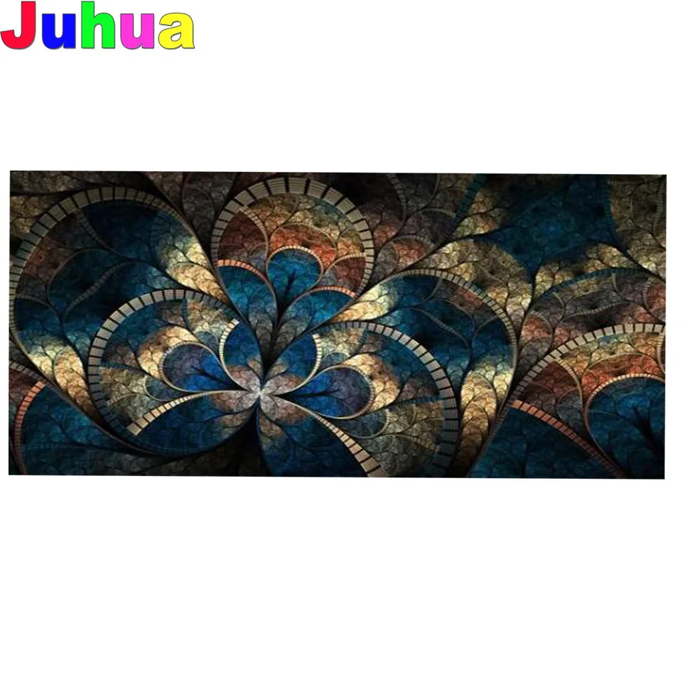 

Abstract Artistic Fractal Pattern Psychedelic Picture Diamond Painting Cross Stitch Home Wall Decor Full Diamond Embroidery Gift