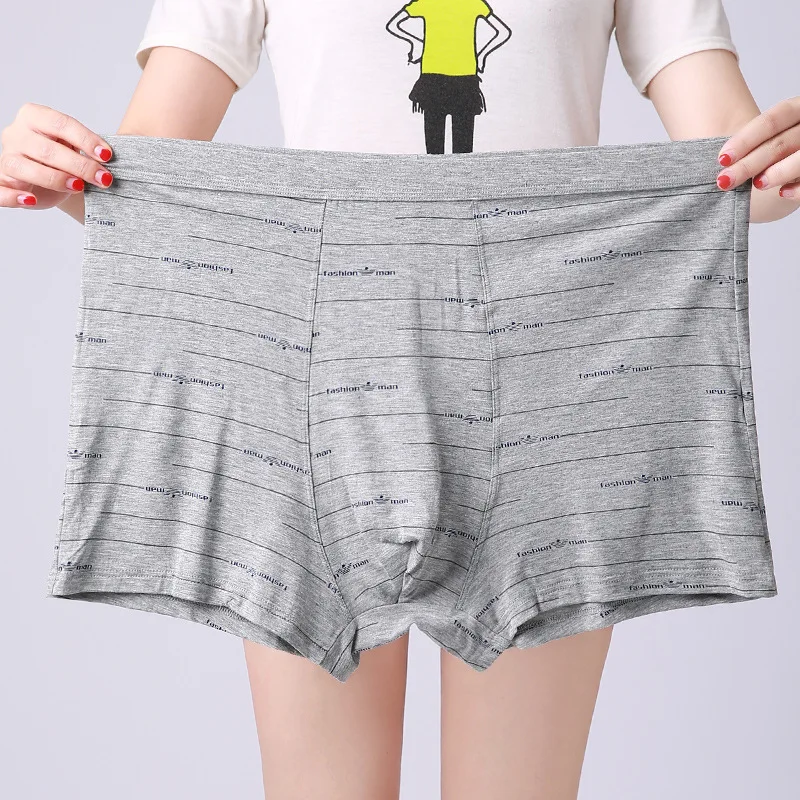 Loose Men Boxers 7xl  Weight 140kg 5XL 6XL 3XL 4XL  Plus Size Big Size Mens Underwear  Large    For  Men  Black  Gray  Dark Blue