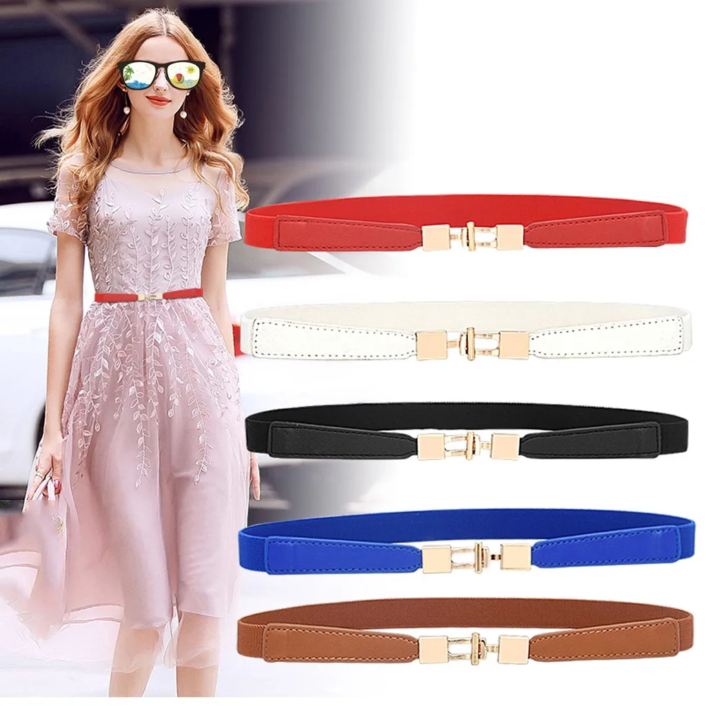 Женский облегающий ретро пояс женский для коррекции фигуры однотонный кожаный