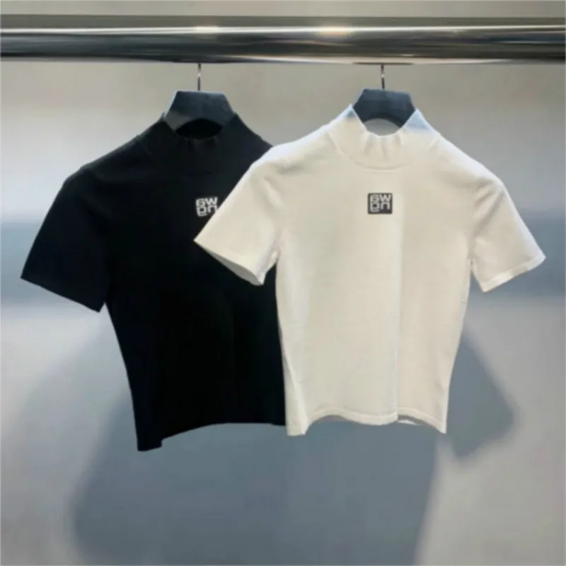 

2021 New Letters In Summer Fashion Classic Trendy Brand Slim and Versatile Sweater Short Sleeve T-Shirt Top Female