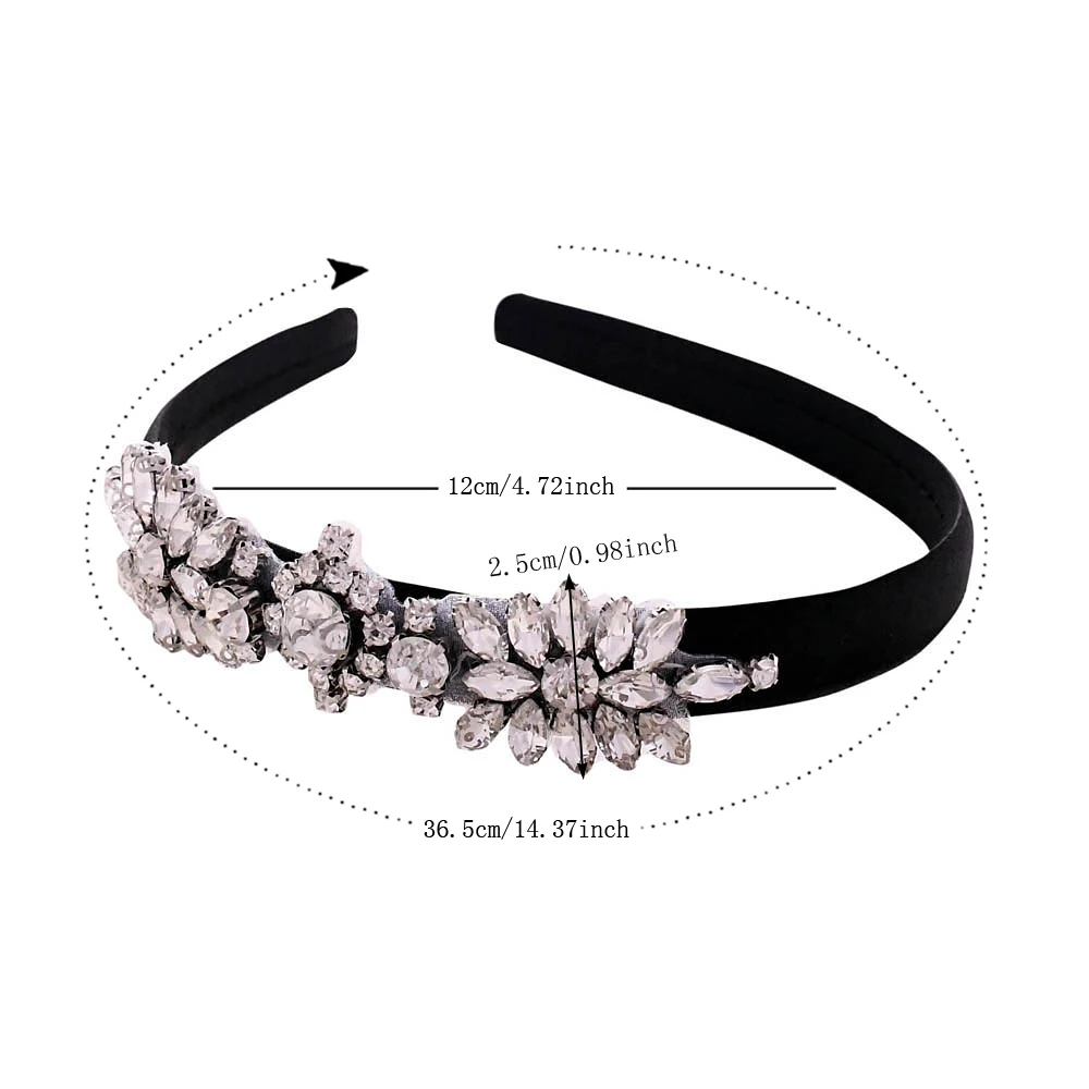 TRiXY S49-FG Wedding hairband Baroque Headpieces Vintage Hair Headwear Rhinestone Jewelry Crystal Bridal Tiara | Украшения и