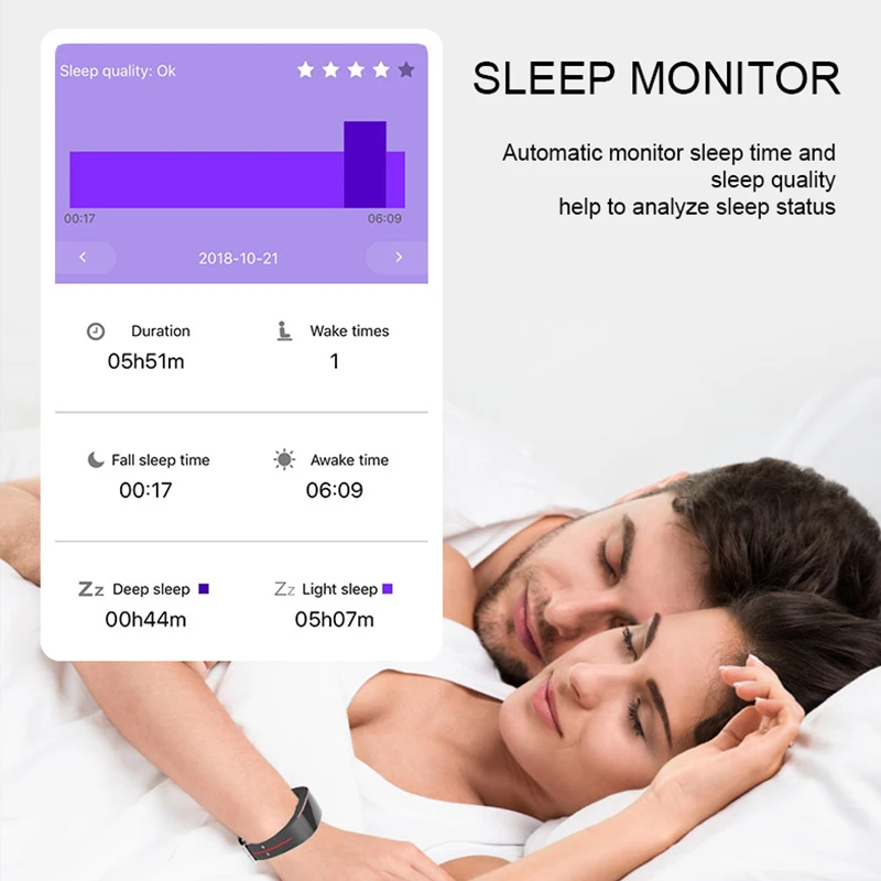 ecg hrv smart bracelet watch fitness activity tracker health wearable devices wristband alarm clock for android ios free global shipping