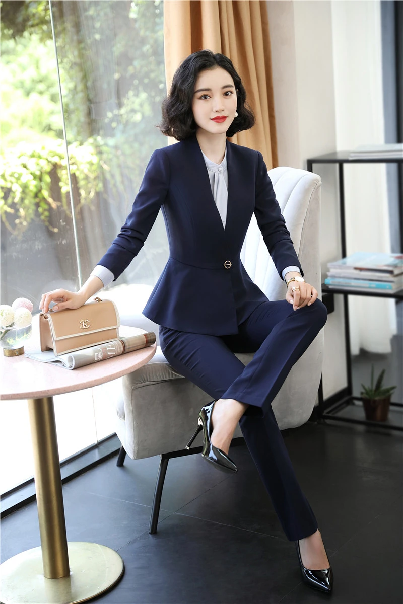 Новинка красные официальные женские деловые костюмы с брюками и куртками пальто