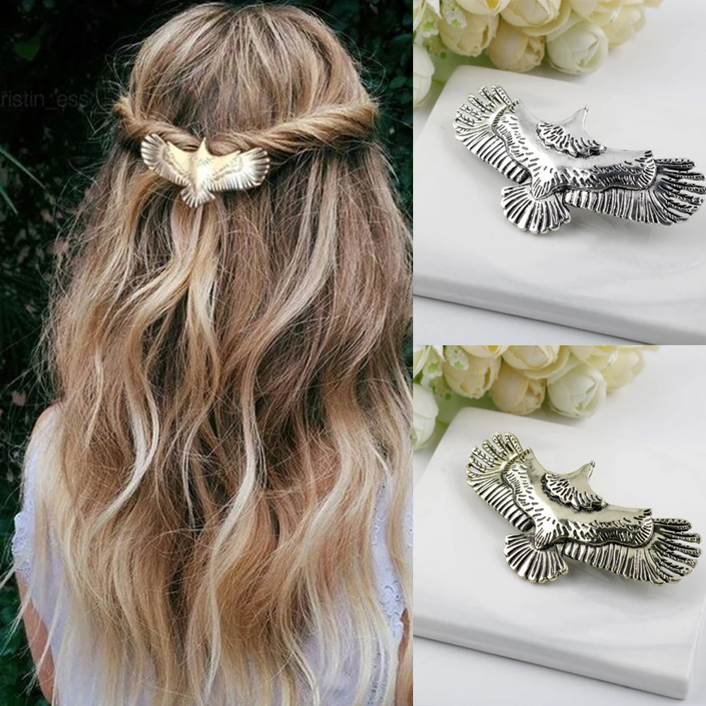 Шпилька для волос женская металлическая с орлом винтажная свадьбы ювелирное