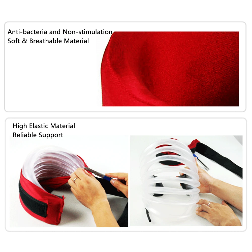 

Cervical Inflatable Traction Stretcher Compressible Ergonomic U Shaped Pillow Vertebra Tractor Collar Neck Health Pain Relief
