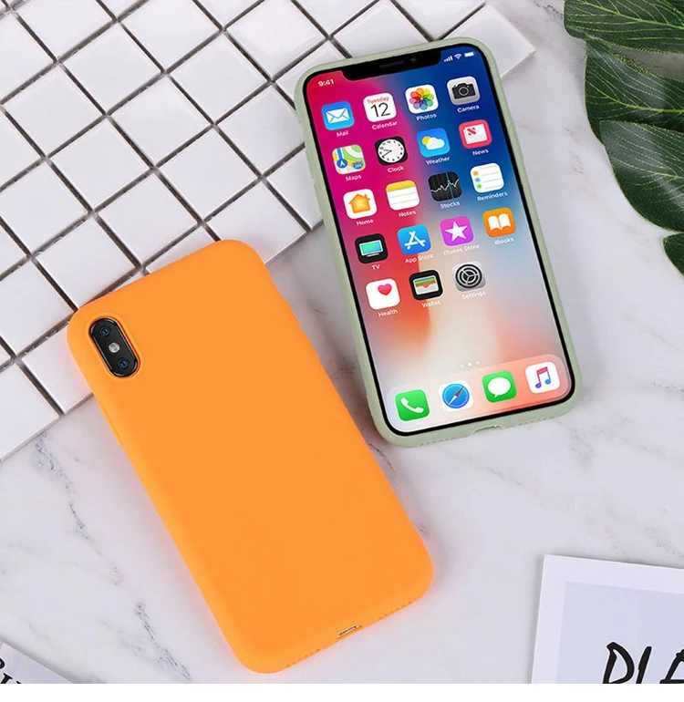 Силиконовый чехол для iPhone 11 Pro Max, чехол из мягкого ТПУ, матовый цветной чехол для телефона s, чехол для iPhone 6 7 8 Plus 6S XS Max XR X Etui