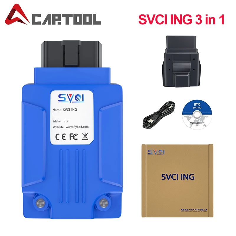 

Инструмент для диагностики автомобиля SVCI ING obd2, подходит для Infiniti, Nissan, GTR