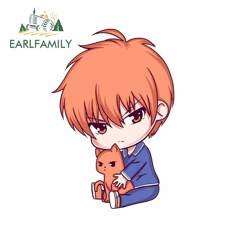 

EARLFAMILY 13cm For Fruits Basket Refrigerator Fine Decal Repair Car Sticker Funny Vinyl Material Occlusion Scratch Decoration