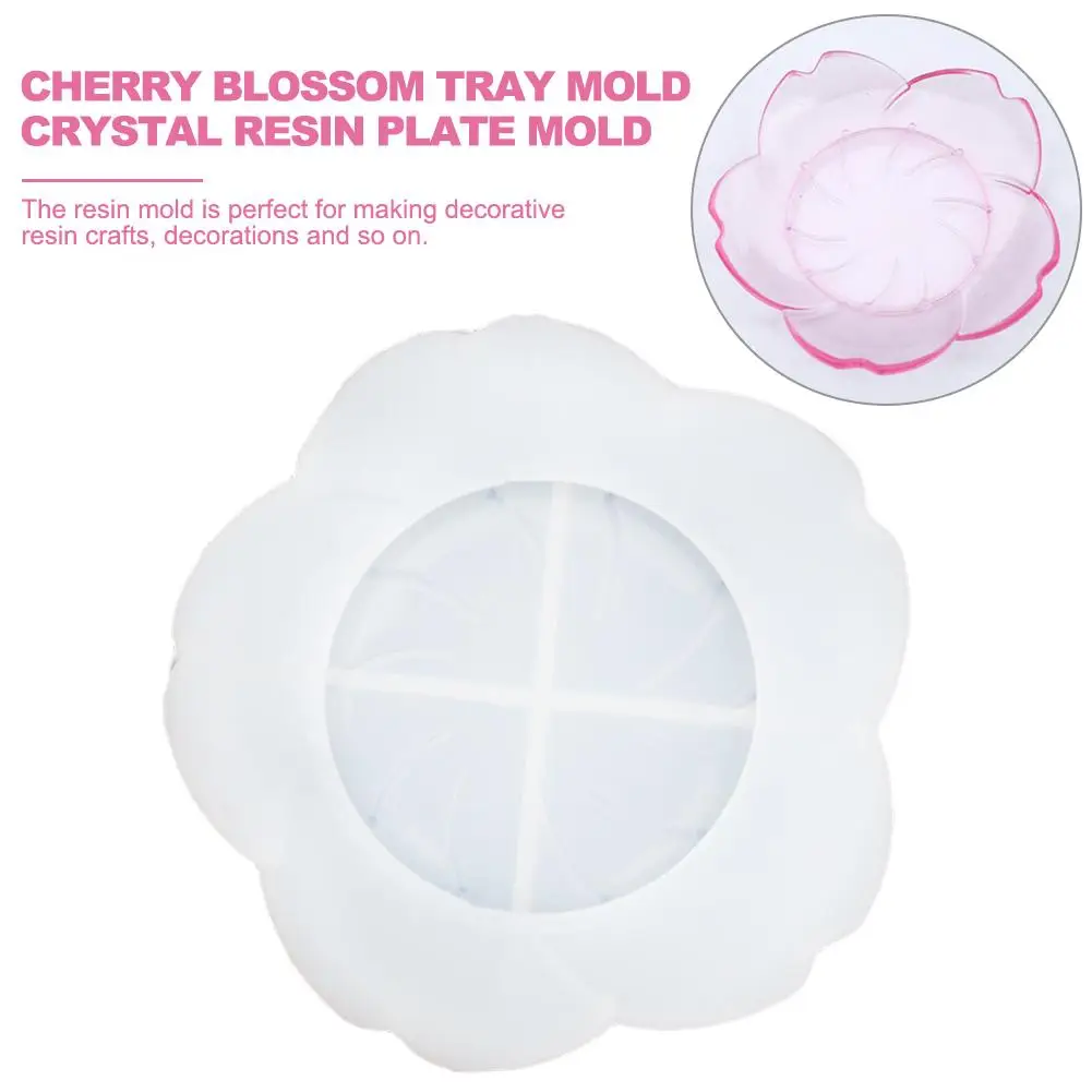 Форма из смолы лоток для цветущей вишни прозрачная пластина форма блюдо подачи