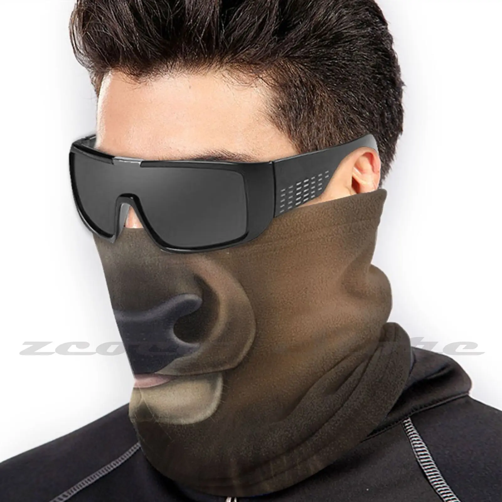 Вязаная шапка с лицом лося для взрослых и детей кепка уличных видов спорта