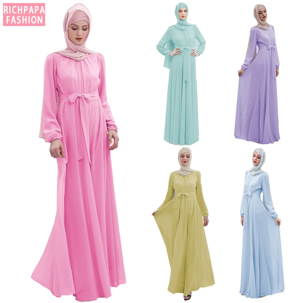 Рамадан ИД мубара раньше мусульманское платье кафтан Caftan мусульманские турецкие
