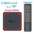 ТВ-приставка X96 Mini Plus, Android 9,0, Amlogic S905W4, 4 ядра, 2 Wi-Fi, 4K, Поддержка Google Voice, X96 Mini +, плеер