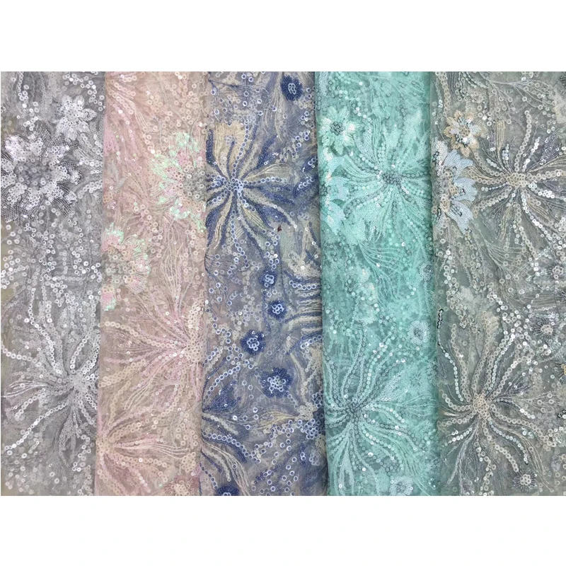 Лидер продаж 2020 кружевная ткань в африканском стиле сетка блестки узор из бисера