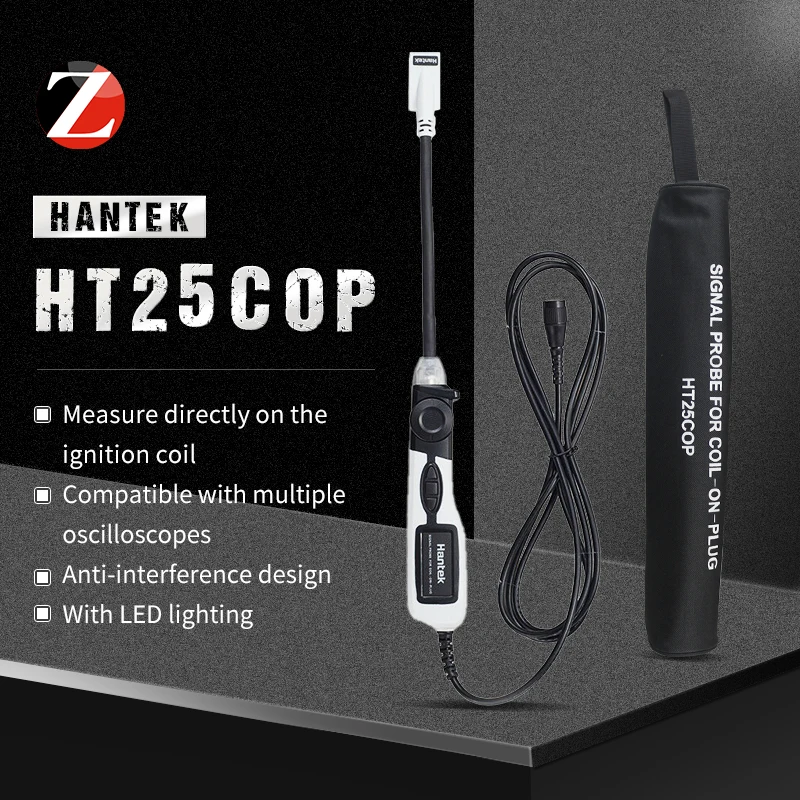 Сигнальная форма зажигания Hantek для автомобильного двигателя HT25COP с катушкой