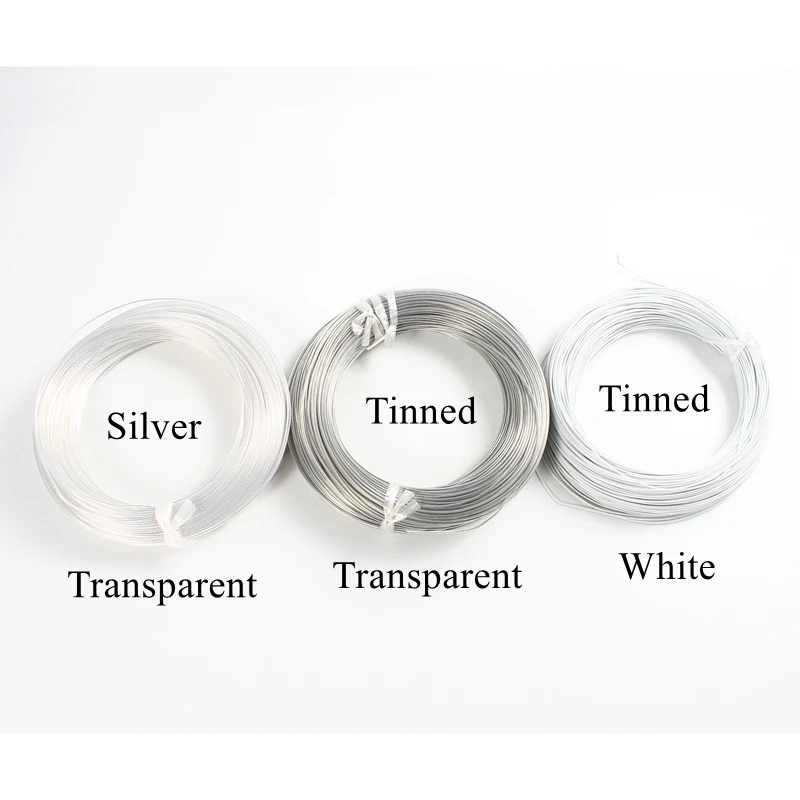 Термостойкий провод 11AWG 4 мм² изоляционный устойчивый кабель из ПТФЭ оловянный