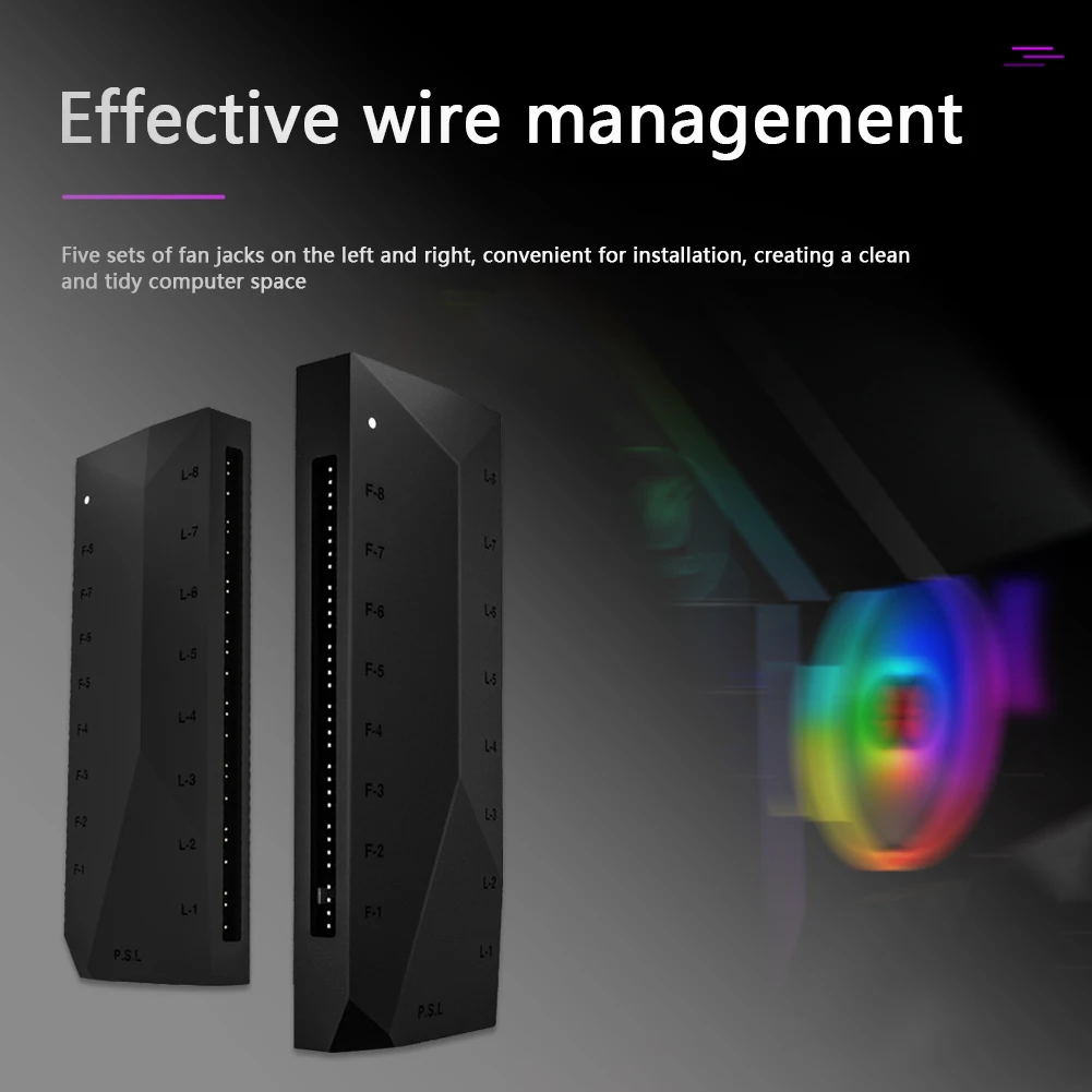 Вентилятор силовой кабель концентратор сплиттер адаптер 8 групп мощности с ШИМ