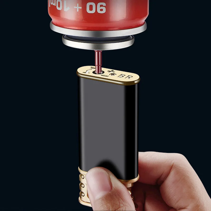Dropshipping Fornecedores Creative Double-Fire Model Lighter Classic Fashionable Outdoor Fire Starter Blue Flame Ensendedores | Дом и сад
