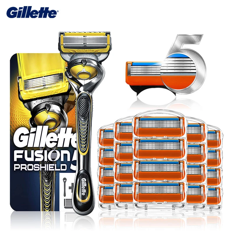 

Лезвия для бритвы Gillette Fusion 5 Proshield, набор для бритья