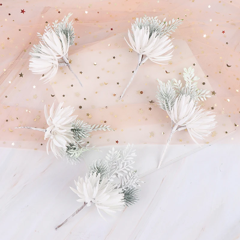 1 букет Искусственные цветы сосновая трава цветок Свадебная вечеринка украшения