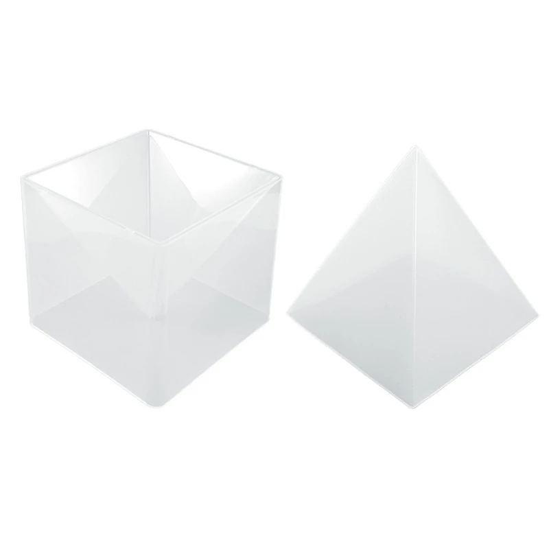 

DIY Pyramid Resin Mold Set Large Silicone 3D Pyramid Molds Home Decor 15cm/5.9" 85LB