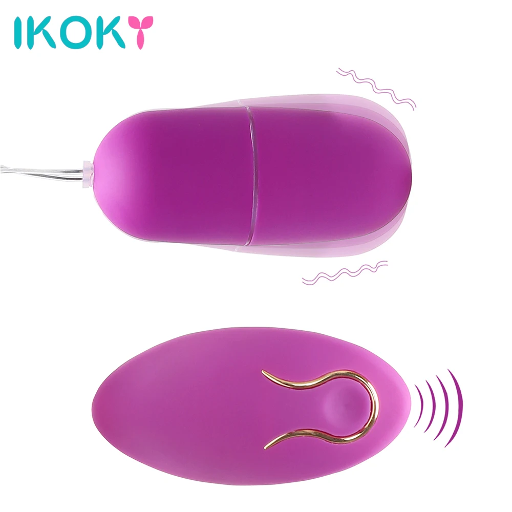 IKOKY Мощный вибратор интимные игрушки для женщин вибрационный Яйцо 20 Скорость