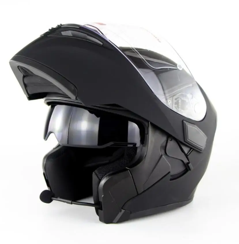 

SOMAN Helmet SM955 Bluetooth Headest Motorcycle Flip Up Modular Motocicleta Kask Motor Bike Casco DOT