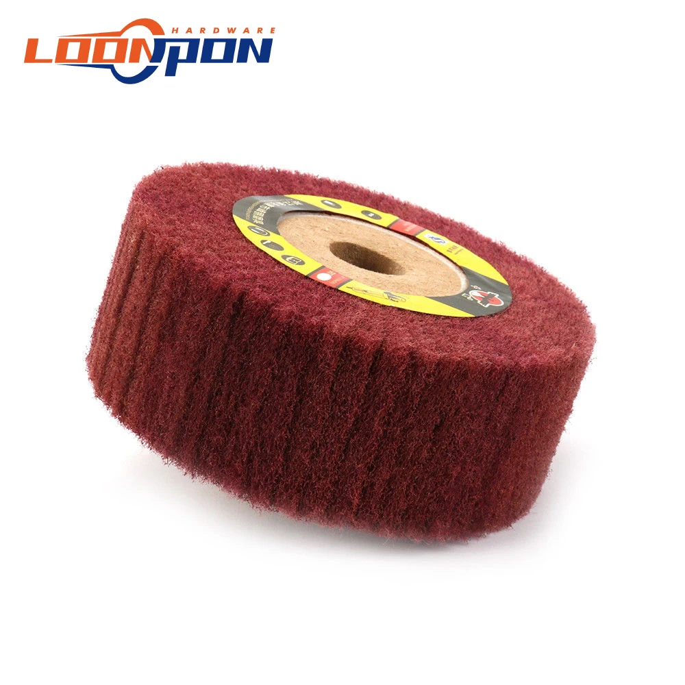 Нейлон шлифовального круга нетканый полировальный диск Flap100mm 300mm Швабра