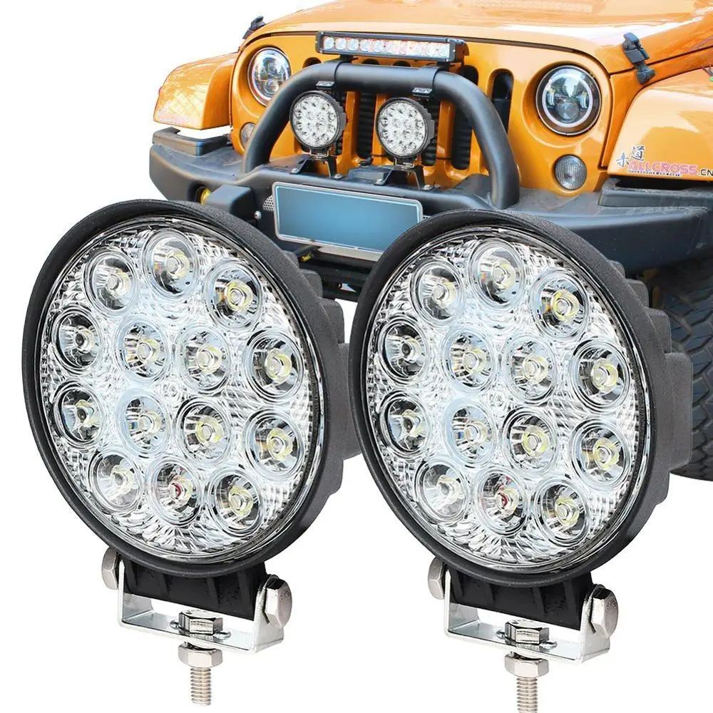 4 &quotдюйма 42 Вт светодиодный рабочий светильник брус поточного комбо стручки