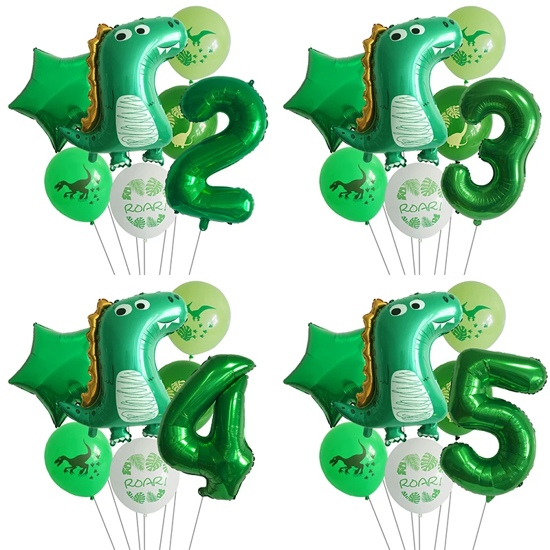 

Воздушные шары в виде динозавров для вечеринки в честь Дня Рождения