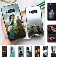 yndfcnb outlander tv show phone case for samsung note 5 7 8 9 10 20 pro plus lite ultra a21 12 02
