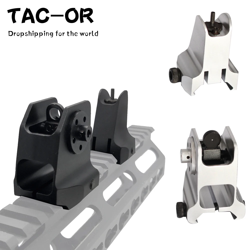 Тактические фиксированные передние и задние отверстия DD железный прицел