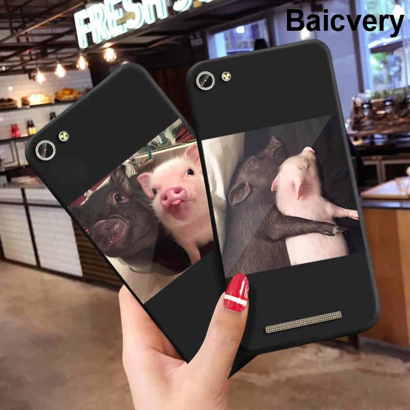 Чехол-бампер из ТПУ Для Highscreen Power Ice Max с изображением свинки | Мобильные телефоны и