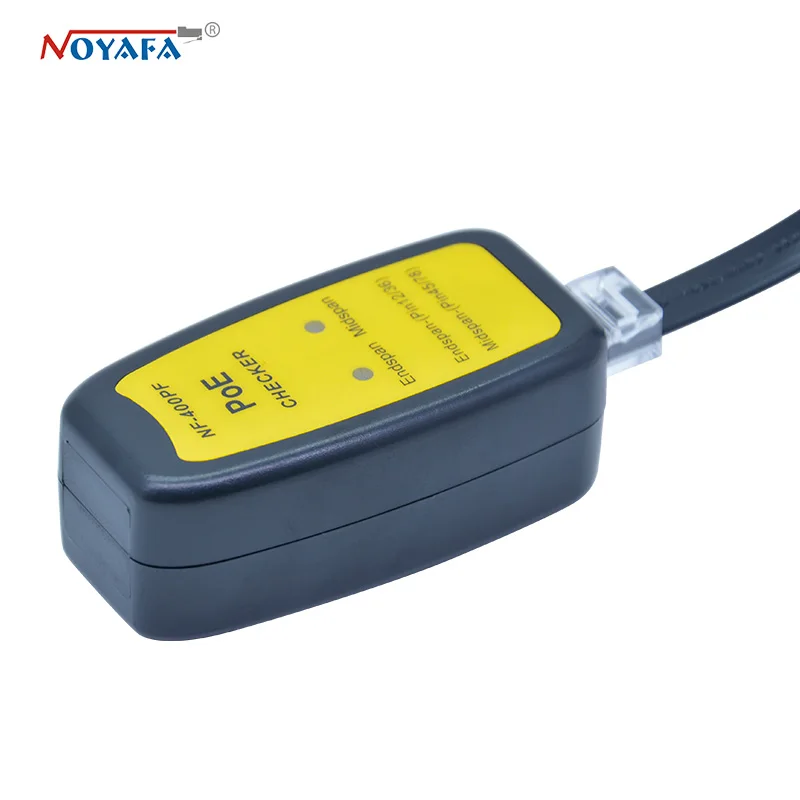 Тестер POE тестер 802.3AF/802.at PoE (Power over Ethernet) подключен к розетке RJ45|rj45 tester|tester rj45ethernet