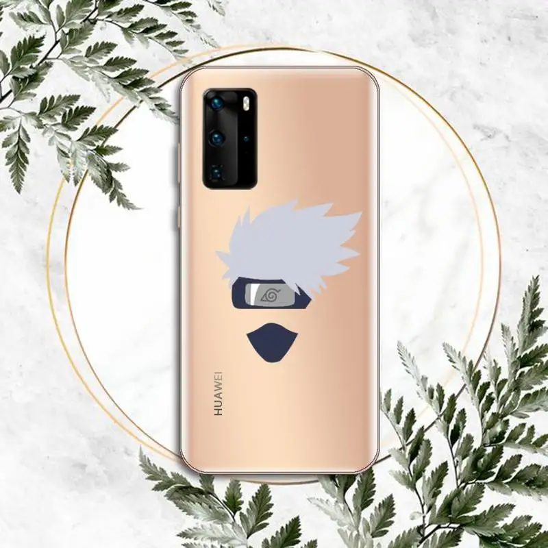

Anime naruto cute kakashi Phone Case Transparent for Huawei P honor 8 10i 20 30 40 smart 2019