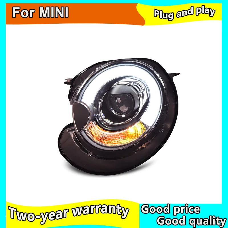 Стайлинг автомобиля для bmw mini R56 фары 2007-2013 Передняя светодиодная фара DRL
