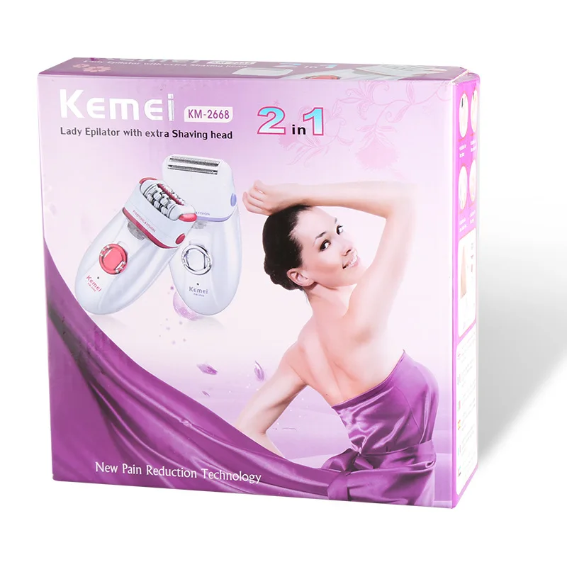

3 in 1 Electric Epilator For Women Electronic Foot File Female Depilation Machine Rechargeable Hair Removal