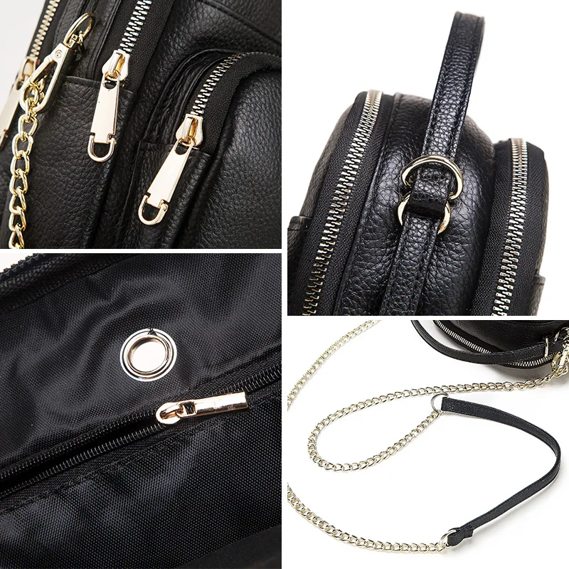 GZCZ 100% натуральная коровья кожа сумка почтальон женская через плечо модная на